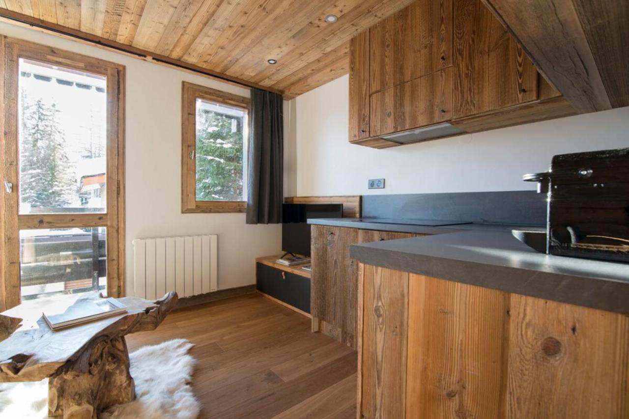 Les Brigues - Appartement Avec Vue Sur La Montagne Et Acces Aux Pistes Courchevel Dış mekan fotoğraf