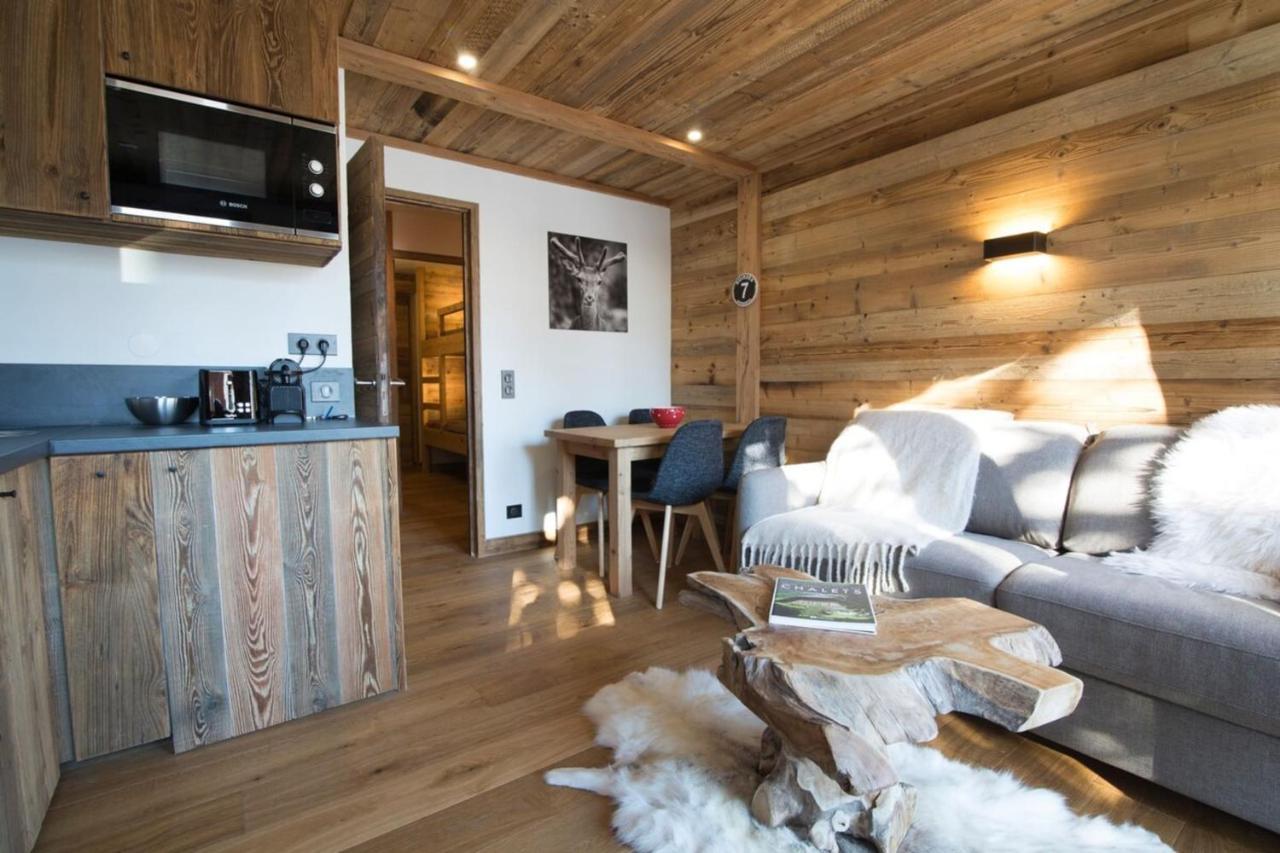 Les Brigues - Appartement Avec Vue Sur La Montagne Et Acces Aux Pistes Courchevel Dış mekan fotoğraf