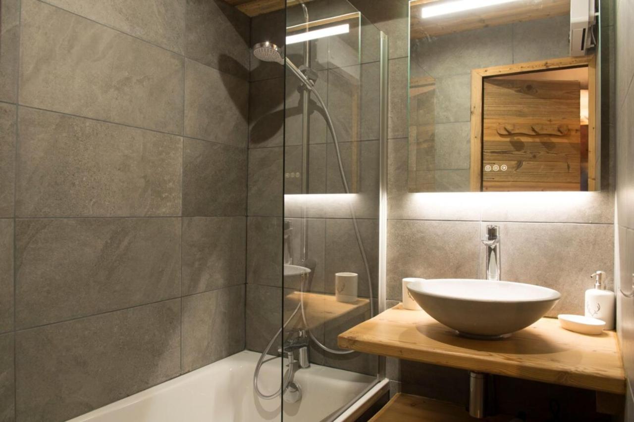 Les Brigues - Appartement Avec Vue Sur La Montagne Et Acces Aux Pistes Courchevel Dış mekan fotoğraf